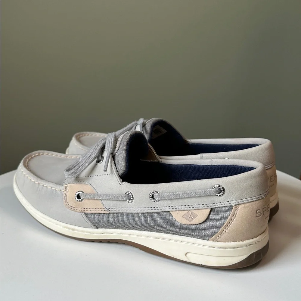 Sperry STS 83598 Women's Boat Shoe Leather size 10 Bluefish 2-Eye Boat Shoe